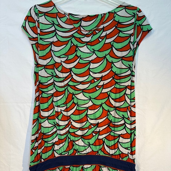 Anthropologie Little Yellow Button Colorful Patterned Women's Top Large - Picture 3 of 7